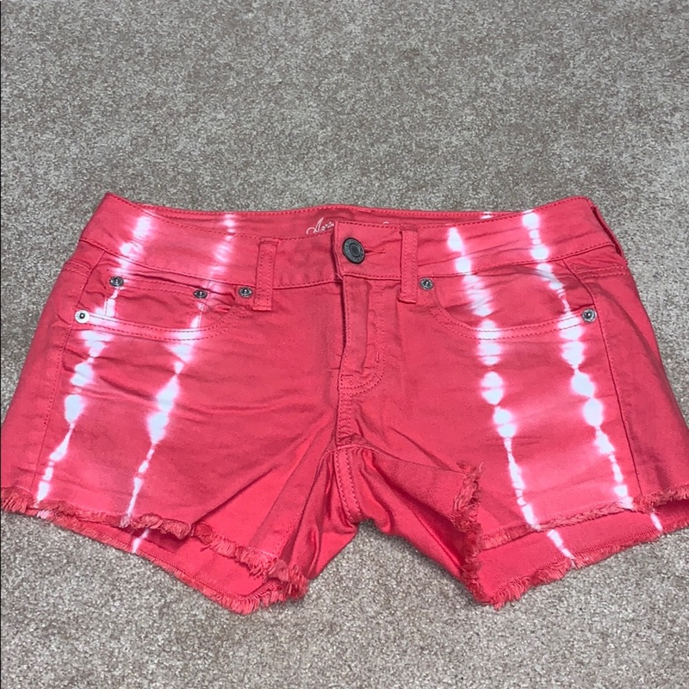 American Eagle Outfitters Cut Off Tie Dye Shorts